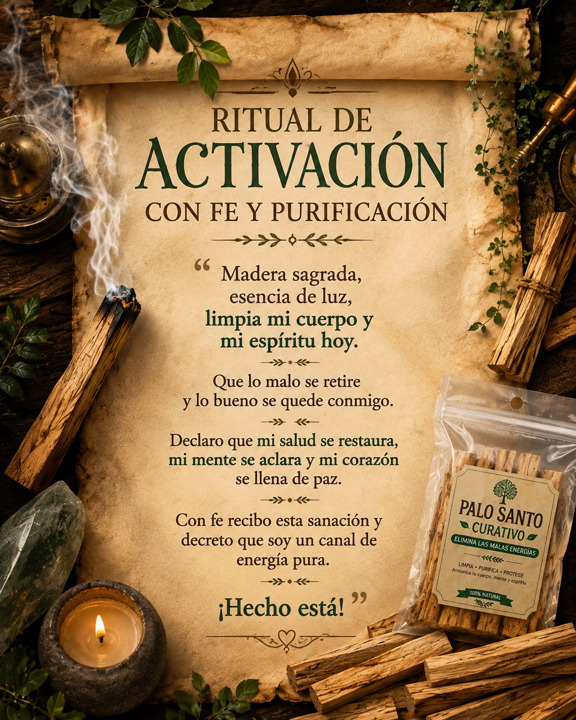 Palo Santo curativo